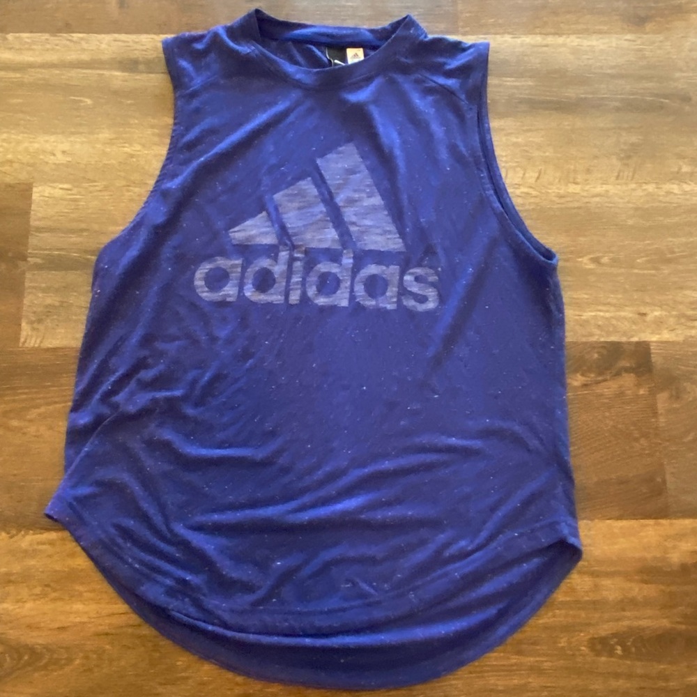 Adidas Blue and Black Apparel